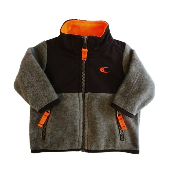 Carter's Colourblock Fleece Neon Accents Jacket 3 Months - Picture 7 of 8